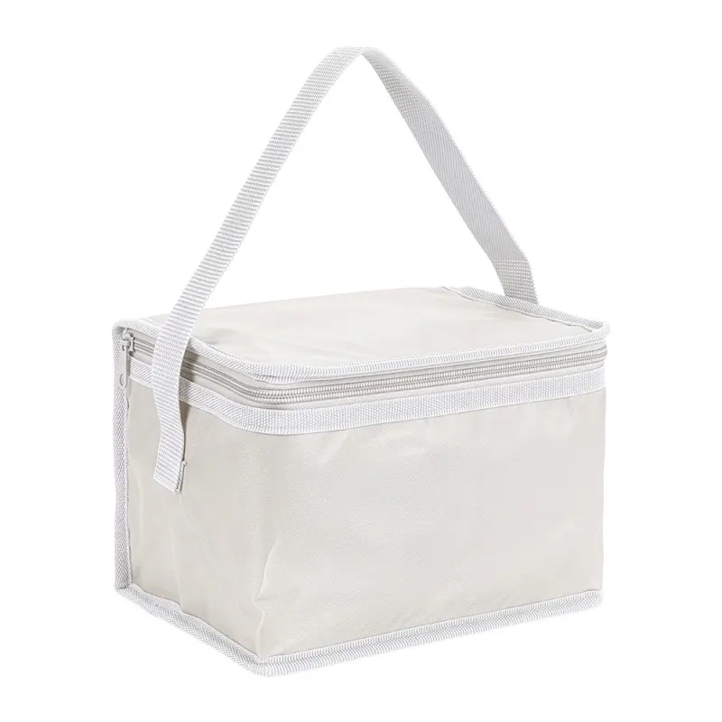 Geantă termoizolantă din poliester 210T, cu interior argintiu – cu imprimare personalizată