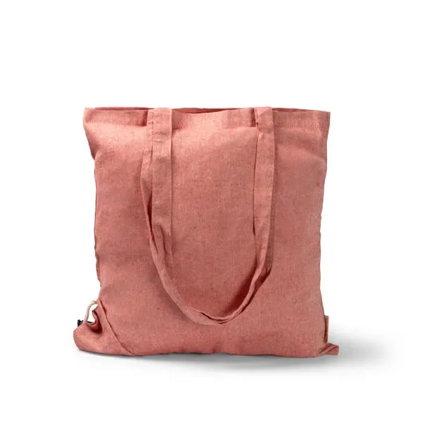 Tote bag Plika pliabilă din bumbac reciclat 120 g/m²