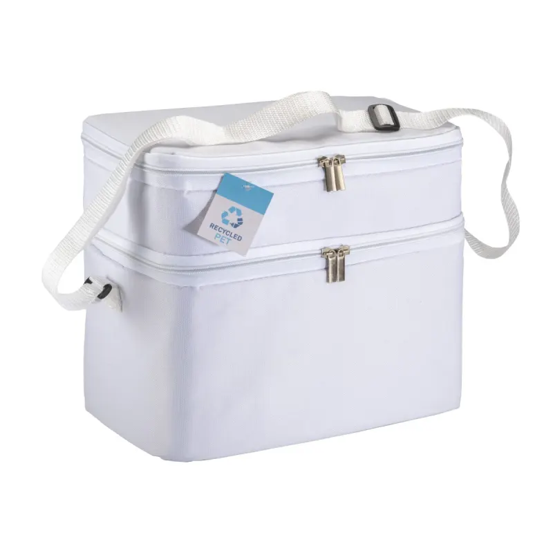Geantă termoizolantă din R-pet cu interior argintiu – cu imprimare personalizată
