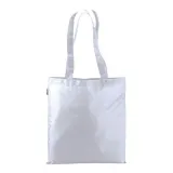 Pungă de cumpărături din RPET 210T, cu mânere lungi – cu imprimare personalizată — fotografia 2