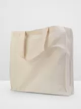 Tote bags din Bumbac SBT 145 g/m² - Natur (cu burduf) — fotografia 4
