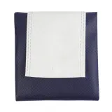 Pungă de cumpărături pliabilă, nețesută, de 80 g/m², cu mânere scurte – cu imprimare personalizată — fotografia 3