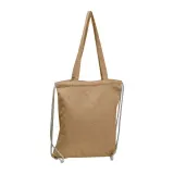 Tote bag 2in1 din bumbac reciclat Addison, 140 g/m² — fotografia 1