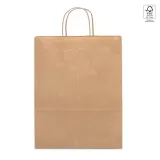 Pungă de hârtie kraft (115 g/m²) Ellen – cu imprimare personalizată — fotografia 5