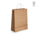 Pungă de hârtie kraft (115 g/m²) Ellen – cu imprimare personalizată — fotografia 2