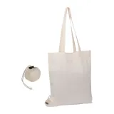 Tote bag pliabilă bumbac Kleholm,100 g/m² — fotografia 4
