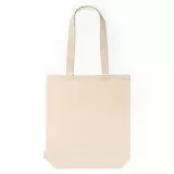 Tote bags din Bumbac Organic SBT 280g/m² cu burduf - Natur — fotografia 3