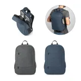 Rucsac pentru laptop din poliester reciclat 300D Business – cu imprimare personalizată — fotografia 2