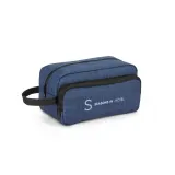 Geantă de toaletă de înaltă densitate 300D cu mâner Kevin – cu imprimare personalizată — fotografia 3