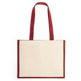 Tote bag Nantes laminată din iută 320 g/m² — fotografia 5