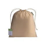 Pungă cadou din bumbac organic, 140 g/m², 25 x 30 cm – cu imprimare personalizată — fotografia 2