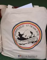 Tote bags din bumbac de cumparaturi cu maner lung Hill — fotografia 5