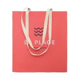 Tote bag din bumbac Zevra Colour — fotografia 3