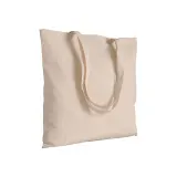 Tote bag de cumpărături din bumbac de 135 g/m², cu mânere lungi — fotografia 1