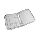 Mapă din poliester 600D cu mecanism de legare cu 4 inele – cu imprimare personalizată — fotografia 3