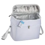 Geantă termoizolantă din R-pet cu interior argintiu – cu imprimare personalizată — fotografia 3
