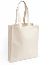 Tote bags din Bumbac SBT 145 g/m² - Natur (cu burduf) — fotografia 3