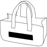 Tote bag din pasla pentru lemne Homy — fotografia 4