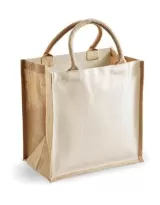 Tote bag pentru pictat din iuta si bumbac - Printers' Midi Jute Bag — fotografia 2
