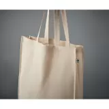 Tote bags din Bumbac Organic SBT 140 g/m² - Natur (cu burduf) — fotografia 2