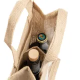 Tote bag Grace laminată din iută — fotografia 3