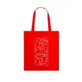 Tote bag 190T poliester reciclat (100% rPET) Maputo — fotografia 3
