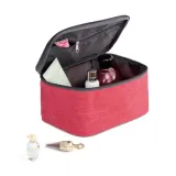 Geantă de toaletă de înaltă densitate 300D cu mâner căptușit Eliza – cu imprimare personalizată — fotografia 6