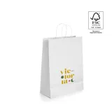 Pungă de hârtie kraft (90 g/m²) Cabazon – cu imprimare personalizată — fotografia 4