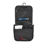 Geantă cosmetică din microfibră cu mai multe buzunare Willis – cu imprimare personalizată — fotografia 3
