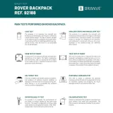Rucsac din material textil și PU Rover backpack Ii – cu imprimare personalizată — fotografia 4