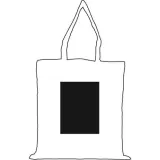 Tote bag din bumbac cu mânere lungi Pure — fotografia 3