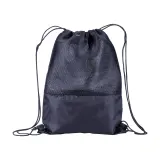 Rucsac din poliester 210T, cu plasă și închidere cu șnur – cu imprimare personalizată — fotografia 2