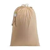 Pungă cadou din bumbac organic, 140 g/m², 50 x 75 cm – cu imprimare personalizată — fotografia 2