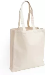 Tote bags din Bumbac SBT 145 g/m² - Natur (cu burduf) — fotografia 1