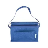 Geantă termoizolantă Melange din PET reciclat, cu interior argintiu din bumbac reciclat – cu imprimare personalizată — fotografia 2