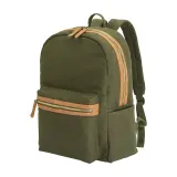 Rucsac din pânză reciclată, cu compartiment căptușit pentru notebook – cu imprimare personalizată — fotografia 1
