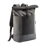Rucsac pentru laptop din poliester reflectorizant – cu imprimare personalizată — fotografia 5