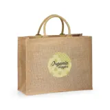 Tote bag de iută (360 g/m²) Shanti — fotografia 3