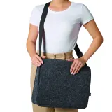 Tote bag de umăr din pâslă Luton — fotografia 7