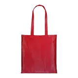 Geantă de cumpărături strălucitoare din policoton, 150 g/m² – cu imprimare personalizată — fotografia 2
