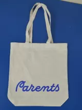 Tote bag cu burduf din bumbac premium de 240g cu mânere lungi 38x42x9cm — fotografia 5