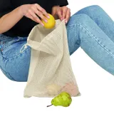Săculeț din plasă pentru fructe și legume Super Food L — fotografia 8