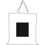 Tote bag din bumbac cu mânere scurte Pure — fotografia 2
