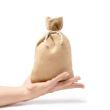 Tote bag Parma din iută — fotografia 4