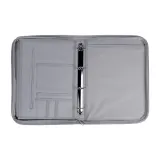 Mapă din poliester 600D cu mecanism de legare cu 4 inele – cu imprimare personalizată — fotografia 2