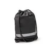 Drawstring bag Lucio reflectorizant din RPET 300D — fotografia 4