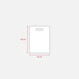 Pungă de cumpărături din material nețesut de 80 g/m², sigilată termic – cu imprimare personalizată — fotografia 3