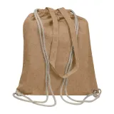Tote bag 2in1 din bumbac reciclat Addison, 140 g/m² — fotografia 2