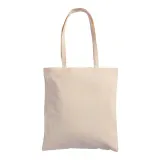 Pungă de cumpărături din bumbac de 120 g/m², cu mânere lungi – cu imprimare personalizată — fotografia 3