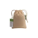 Pungă cadou din bumbac organic, 140 g/m², 10 x 14 cm – cu imprimare personalizată — fotografia 2